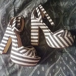 Denim Just Fab Heels